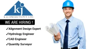 K&J Projects Pvt. Ltd Latest Hiring 2024 | or FLS/Feasibility Study / DPR of Railway Project – Location: Head Office at Nagpur.