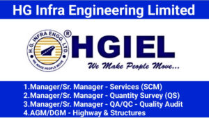 HG Infra Engineering Ltd Hiring 2024: Hiring for Multiple Positions, Civil Engineering Jobs