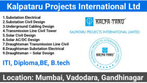 Kalpataru Projects International Limited Vacancy: ITI, Diploma, BE, B.tech Job