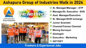 Ashapura Group of Industries Walk in 2024: Hiring for Multiple Positions in Kutch, Gujarat | Jobs in Gujarat