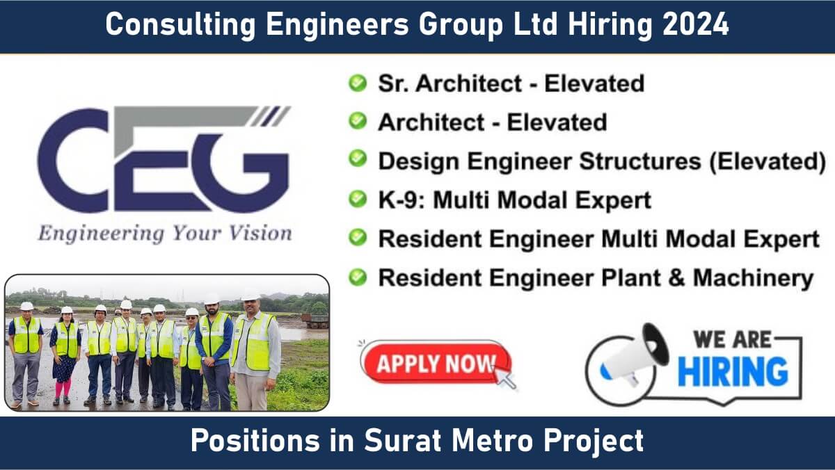 Consulting Engineers Group Ltd Hiring 2024