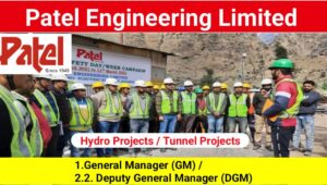 Patel Engineering Ltd Vacancy 2024: For Hydro Projects, Tunnel Projects | Construction Jobs