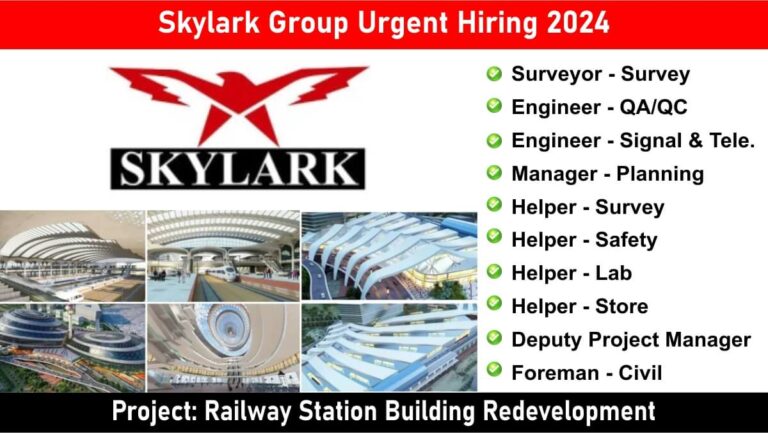 Skylark Group Urgent Hiring 2024