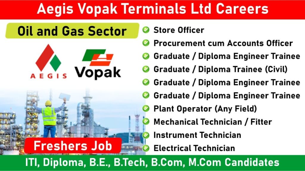 Aegis Vopak Terminals Ltd Careers