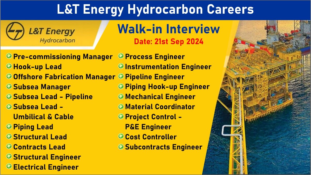 L&T Energy Hydrocarbon Careers