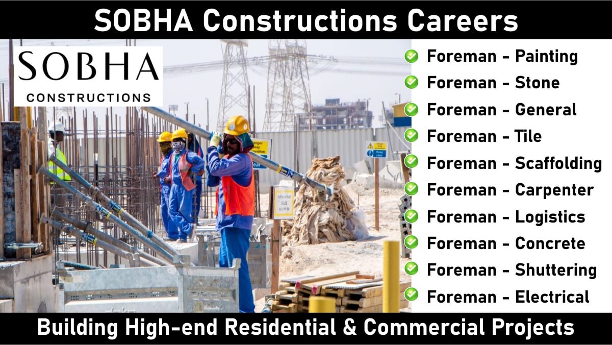 SOBHA Constructions Careers