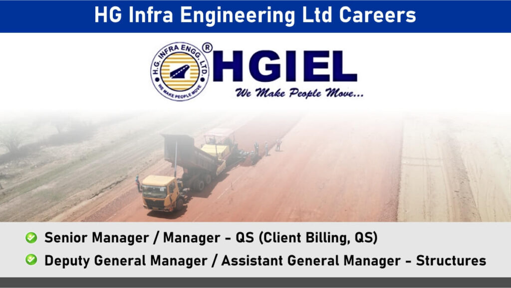 HG Infra Engineering Ltd Careers