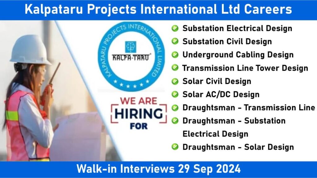 Kalpataru Projects International Ltd Careers