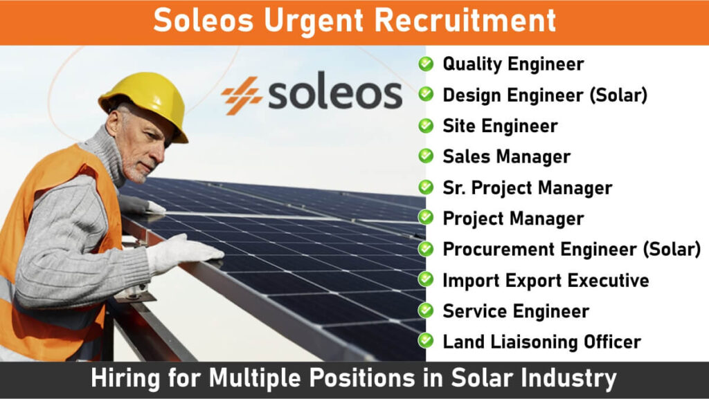 Soleos Urgent Recruitment