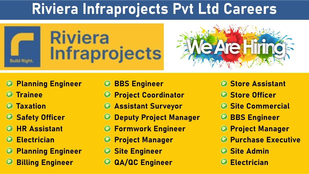 Riviera Infraprojects Pvt Ltd Careers