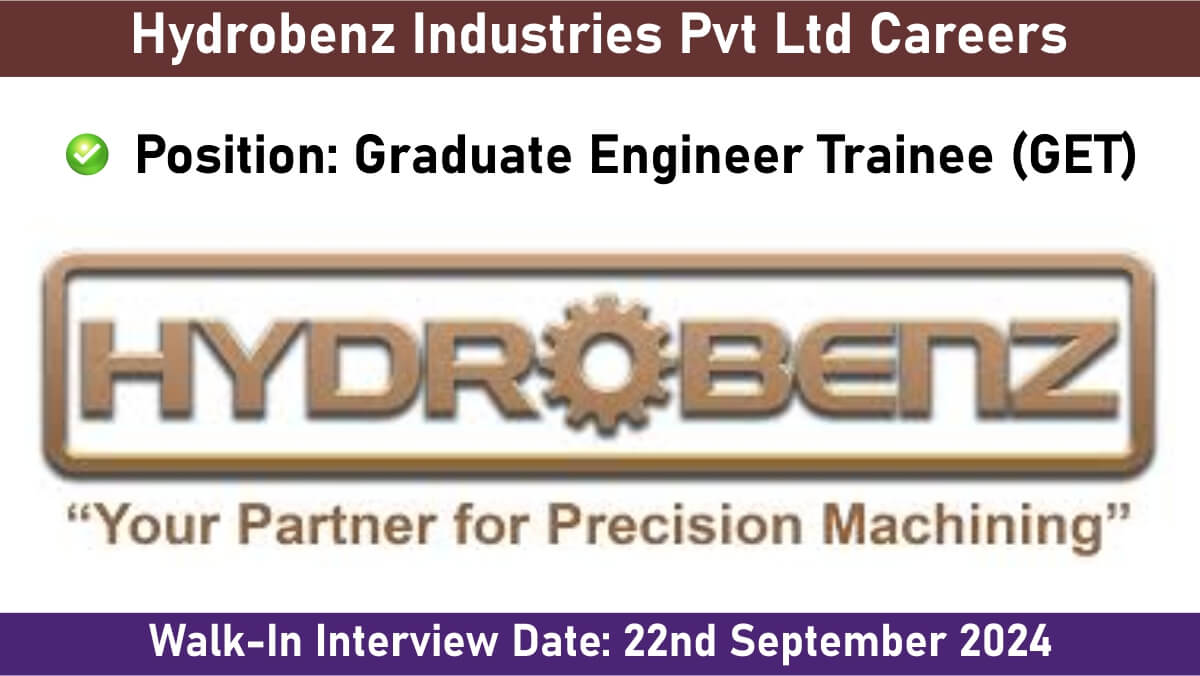 Hydrobenz Industries Pvt Ltd Careers