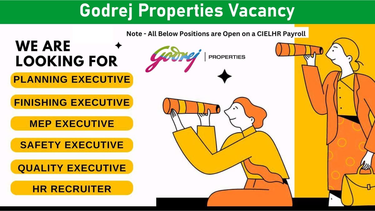 Godrej Properties Vacancy