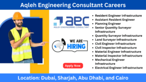 Aqleh Engineering Consultant Careers: Hiring for Multiple Positions in Dubai, Sharjah, Abu Dhabi, and Cairo | Apply Now