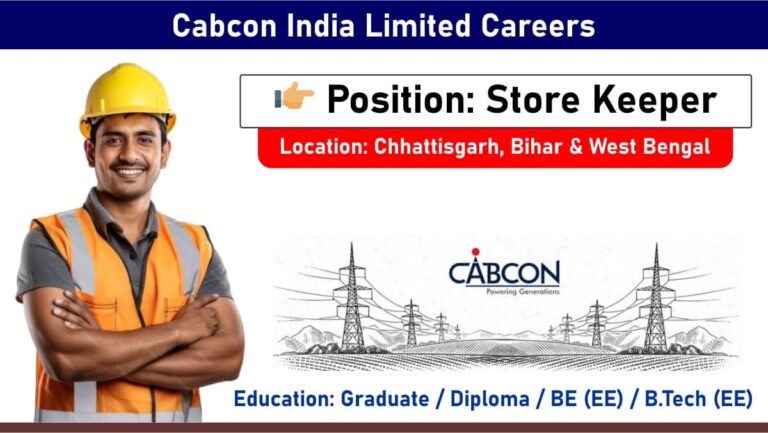 Cabcon India Limited Careers