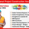 National Project Construction Vacancy