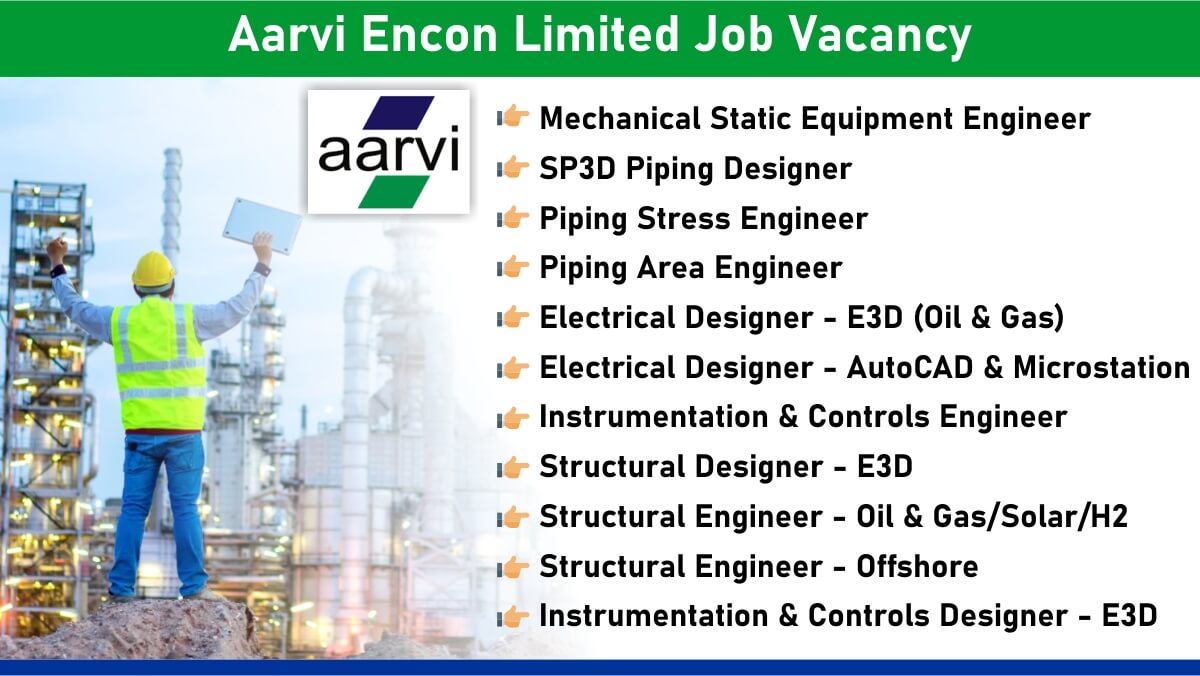 Aarvi Encon Limited Job Vacancy