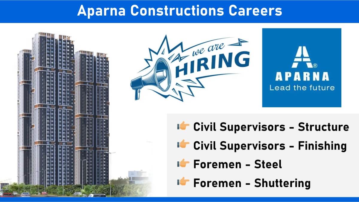 Aparna Constructions Careers