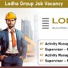 Lodha Group Job Vacancy