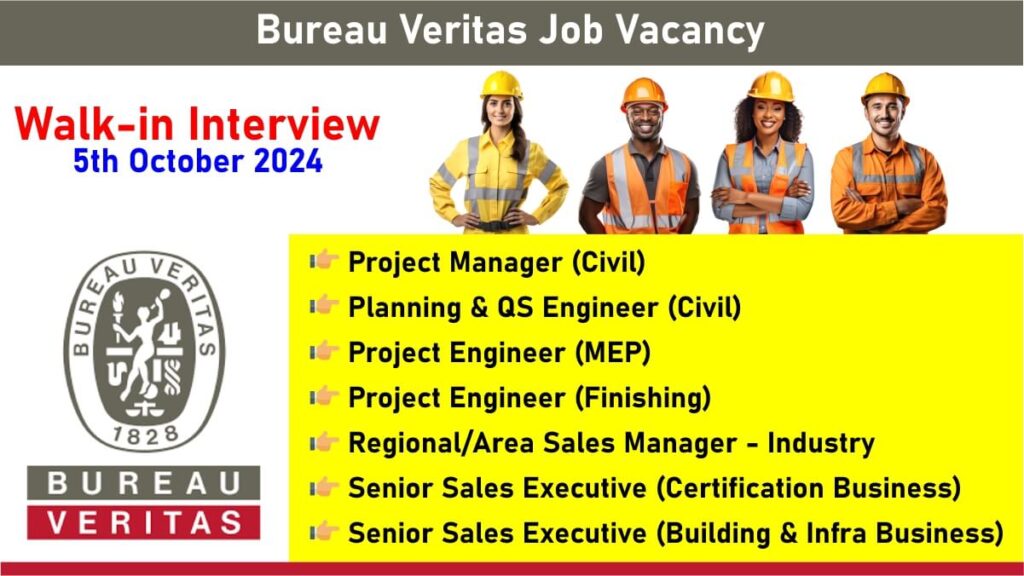 Bureau Veritas Job Vacancy