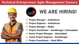 Technical Entrepreneur Agile Management Careers: Recruitment for Multiple Positions | Civil Engineering Jobs