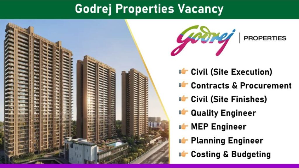 Godrej Properties Vacancy