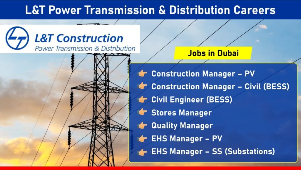 L&T Power Transmission & Distribution Vacancy