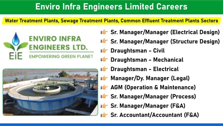 Enviro Infra Engineers Limited Careers