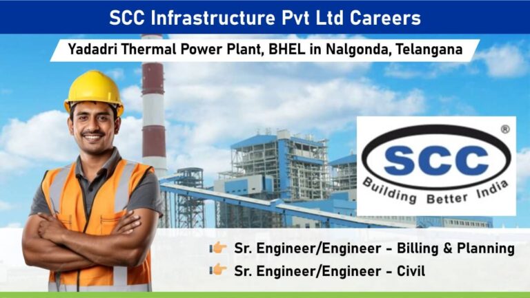 SCC Infrastructure Pvt Ltd Careers