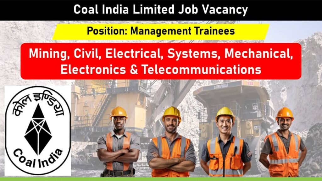 Coal India Limited Job Vacancy