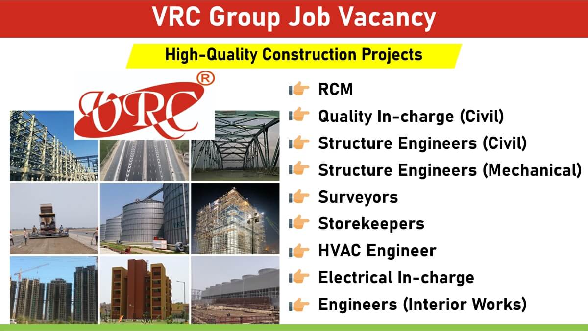 VRC Group Job Vacancy