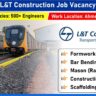 L&T Construction Job Vacancy