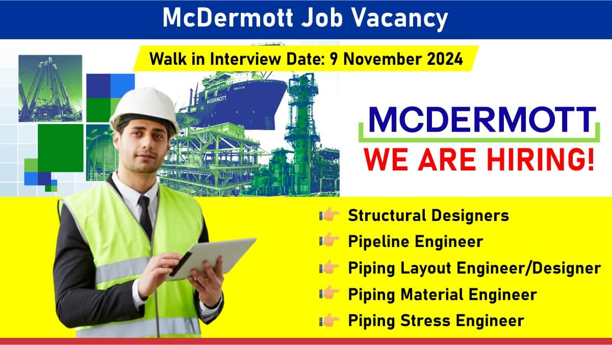 McDermott Job Vacancy