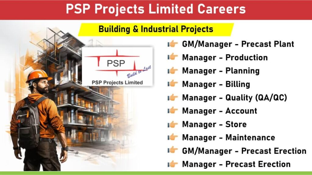 PSP Projects Limited Careers