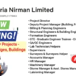 Jhajharia Nirman Limited Hiring 2024 | For Chunar-Chopan Doubling Project under North Central Railway