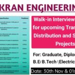 Vikran Engineering Ltd Walk-In Interview 2024 | For Distribution, Transmission, Substation, and Underground Cabling Projects