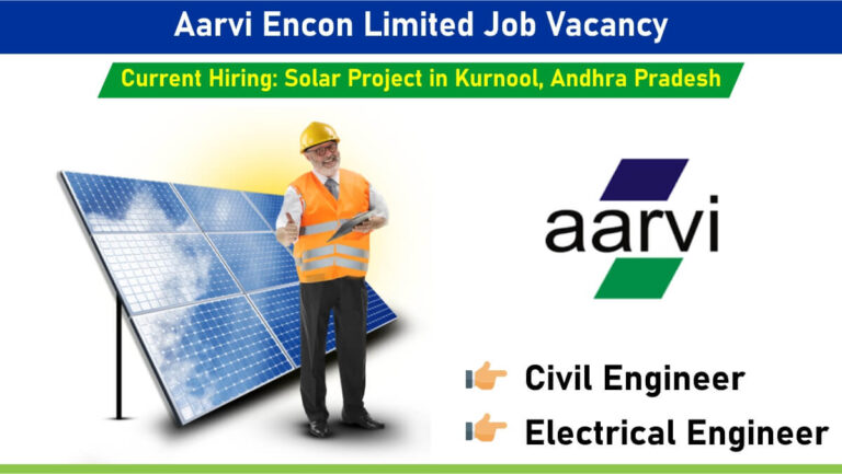 Aarvi Encon Limited Job Vacancy