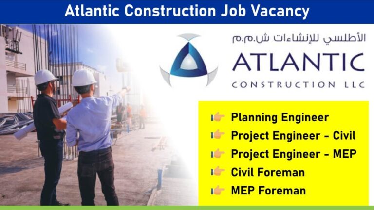 Atlantic Construction Job Vacancy