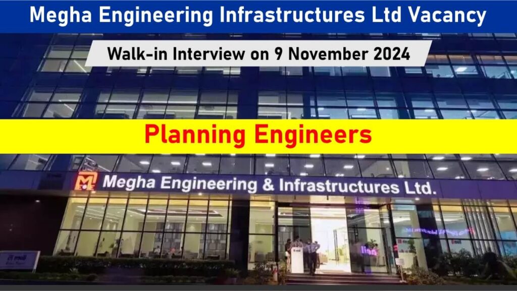 Megha Engineering Infrastructures Ltd Vacancy