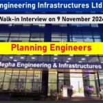 Megha Engineering Infrastructures Ltd Vacancy