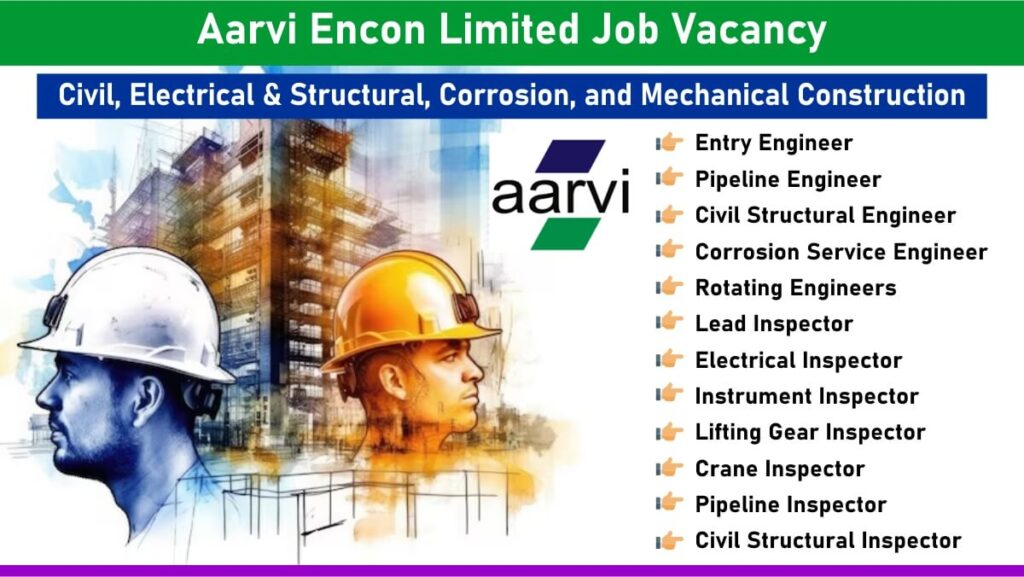 Aarvi Encon Limited Job Vacancy