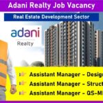 Adani Realty Job Vacancy