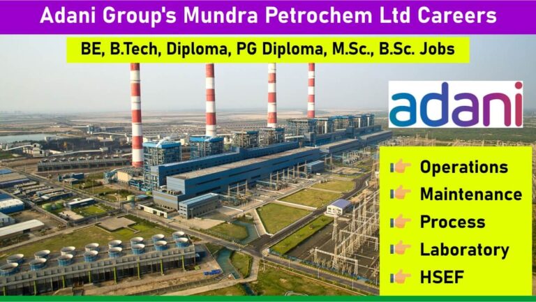 Adani Group's Mundra Petrochem Ltd Careers