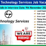 L&T Technology Services Job Vacancy