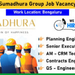 Sumadhura Group Job Vacancy