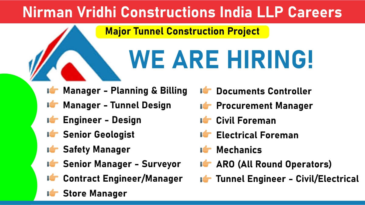 Nirman Vridhi Constructions India LLP Careers