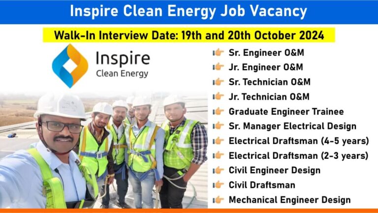 Inspire Clean Energy Job Vacancy