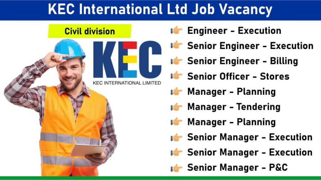 KEC International Ltd Job Vacancy