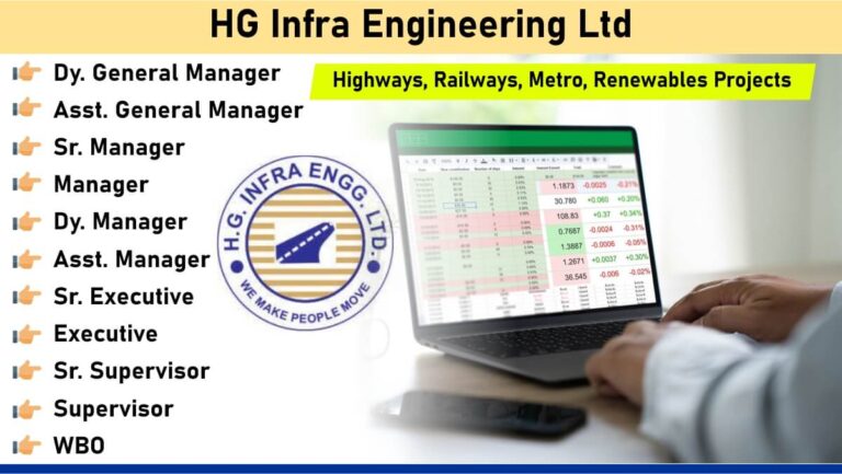 HG Infra Engineering Ltd Job Vacancy