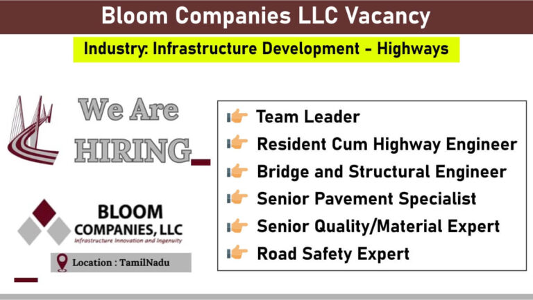 Bloom Companies LLC Vacancy