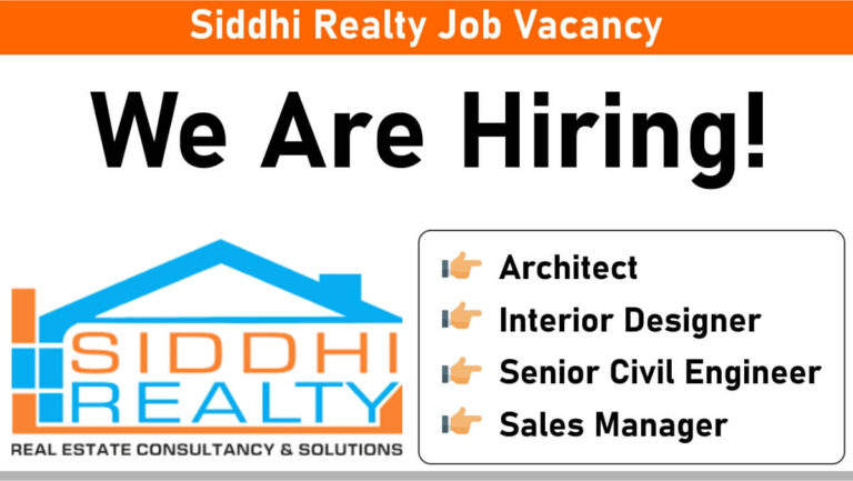 Siddhi Realty Job Vacancy